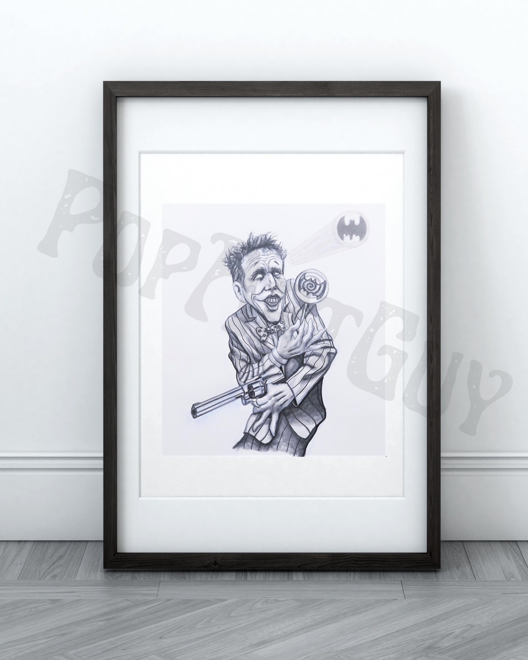 The Joker Art Print, DC Comics Art, Why so Serious, Art Print, Batman