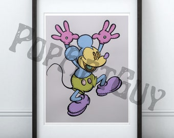 Mickey Mouse Art Print