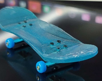 Transparent Resin Fingerboard Handcrafted