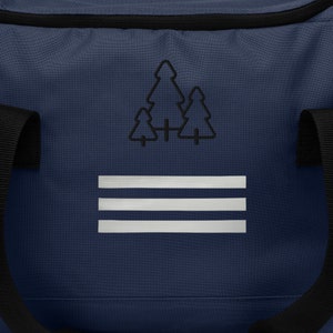 Forest Embroidered Adidas Duffle Bag image 2