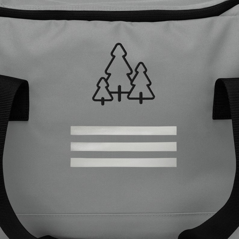 Forest Embroidered Adidas Duffle Bag image 1