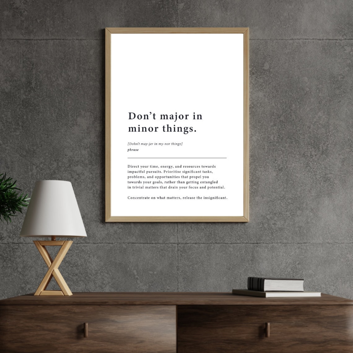 Home Office Wall Art, Office Wall Art, Business Motivational Quote