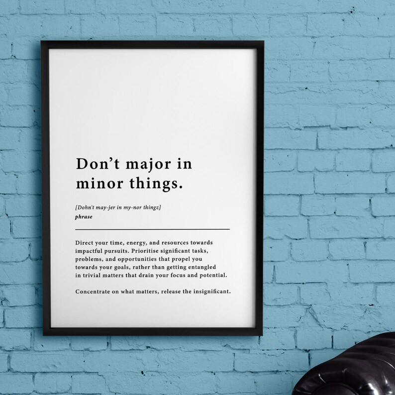 Home Office Wall Art, Office Wall Art, Business Motivational Quote