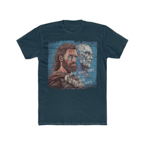 William Wallace vs A.I. Men&#39;s Cotton Crew Tee