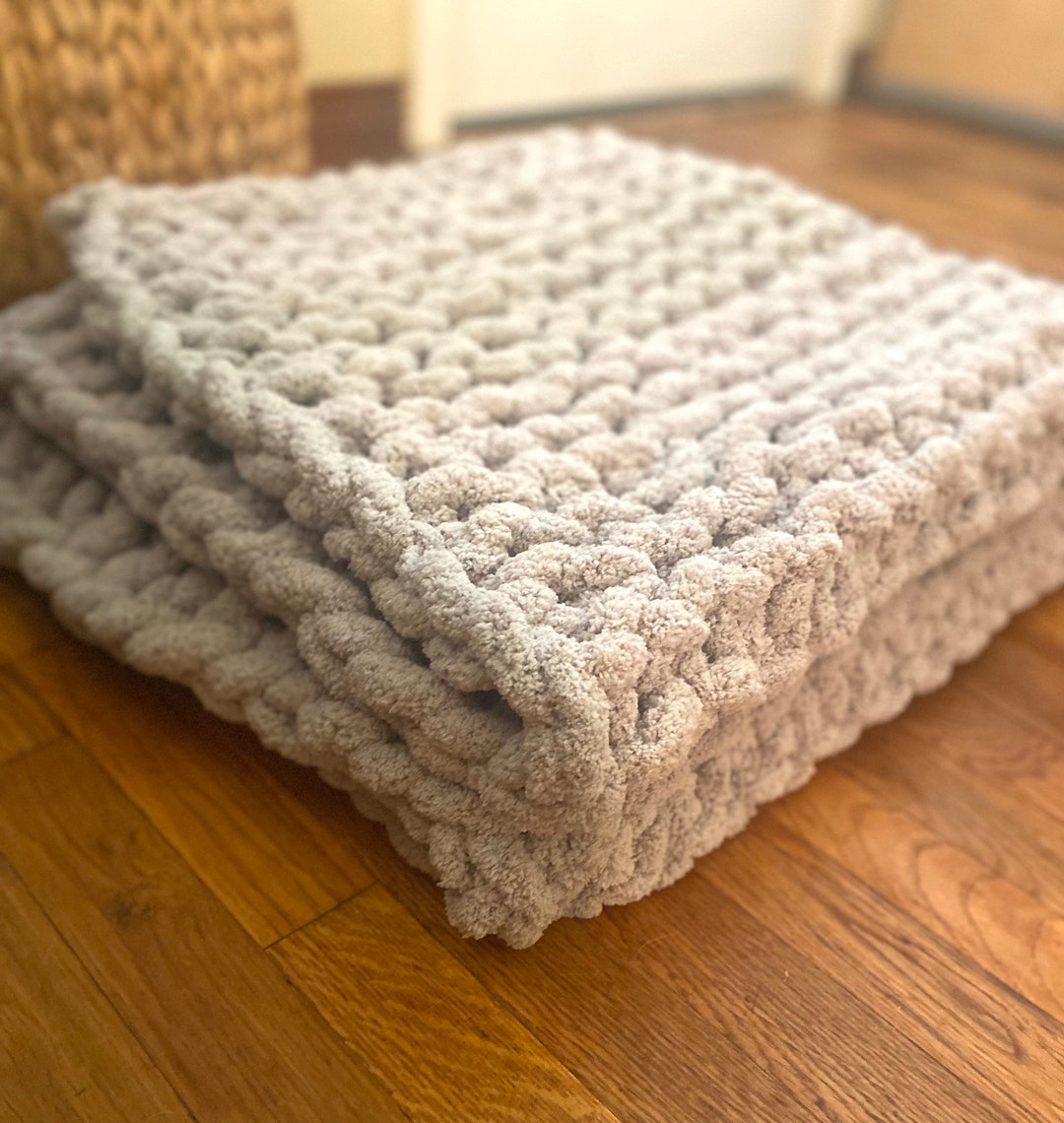 Chunky Yarn Blanket Etsy