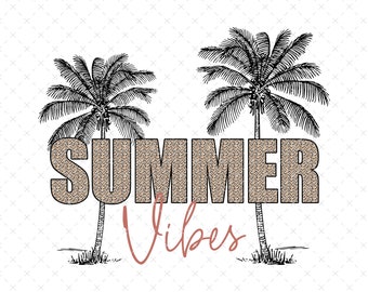 Cheetah Summer Vibes PNG, Summer Beach PNG, Cheetah Summer Shirt Sublimation, Cheetah Summer png, Palm Trees png
