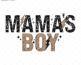 Mama's Boy PNG, Rocker PNG Mamas Boy, Boys Rock Sublimation, Boys Grunge PNG for Shirts, Mama's Boy png