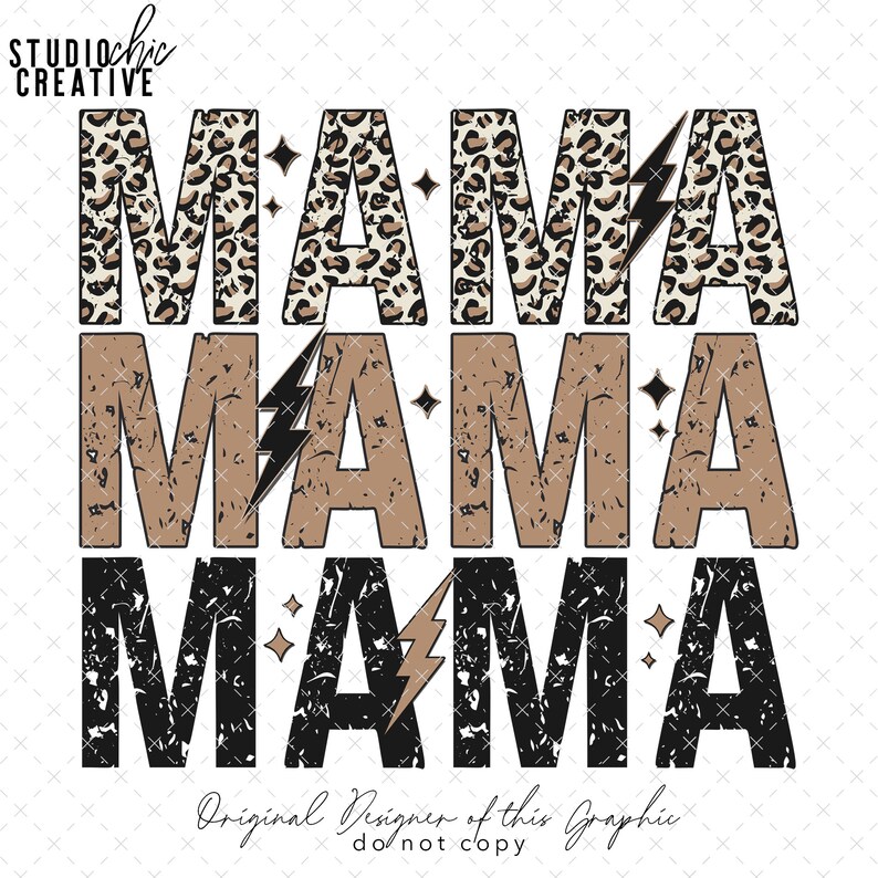 Rocker Mama Cheetah PNG, Rocker PNG Mom, Mama Rock Sublimation, Mama Chetah PNG for T-Shirts, Grunge Mama png