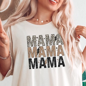 Rocker Mama Cheetah PNG, Rocker PNG Mom, Mama Rock Sublimation, Mama Chetah PNG for T-Shirts, Grunge Mama png