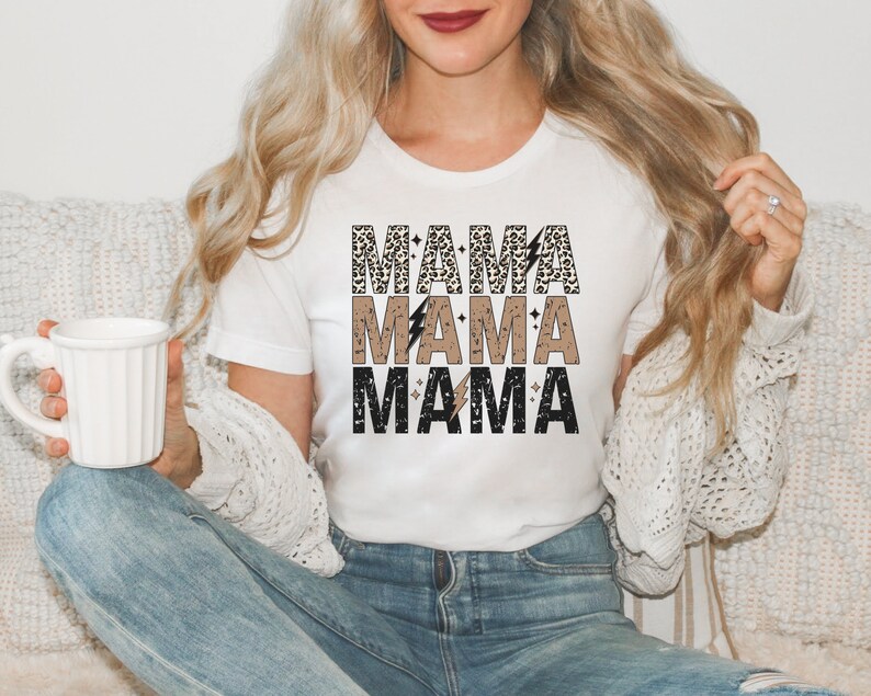 Rocker Mama Cheetah PNG, Rocker PNG Mom, Mama Rock Sublimation, Mama ...