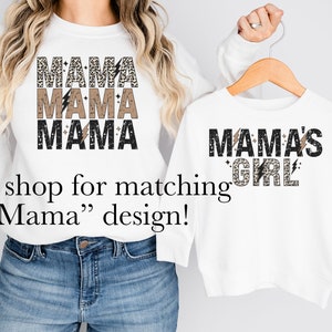 Mamas Girl Cheetah PNG, Rocker PNG Kids, Girls Rock Sublimation, Girls Chetah PNG for Shirts, Mamas Girl png,