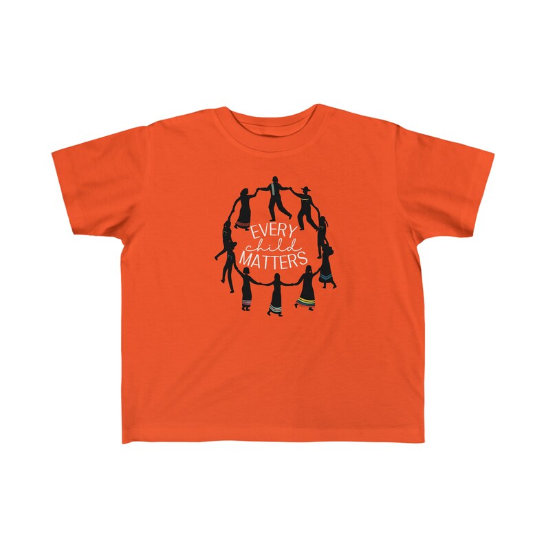 Toddler Orange Shirt Day Indigenous Design Profit Donated Etsy