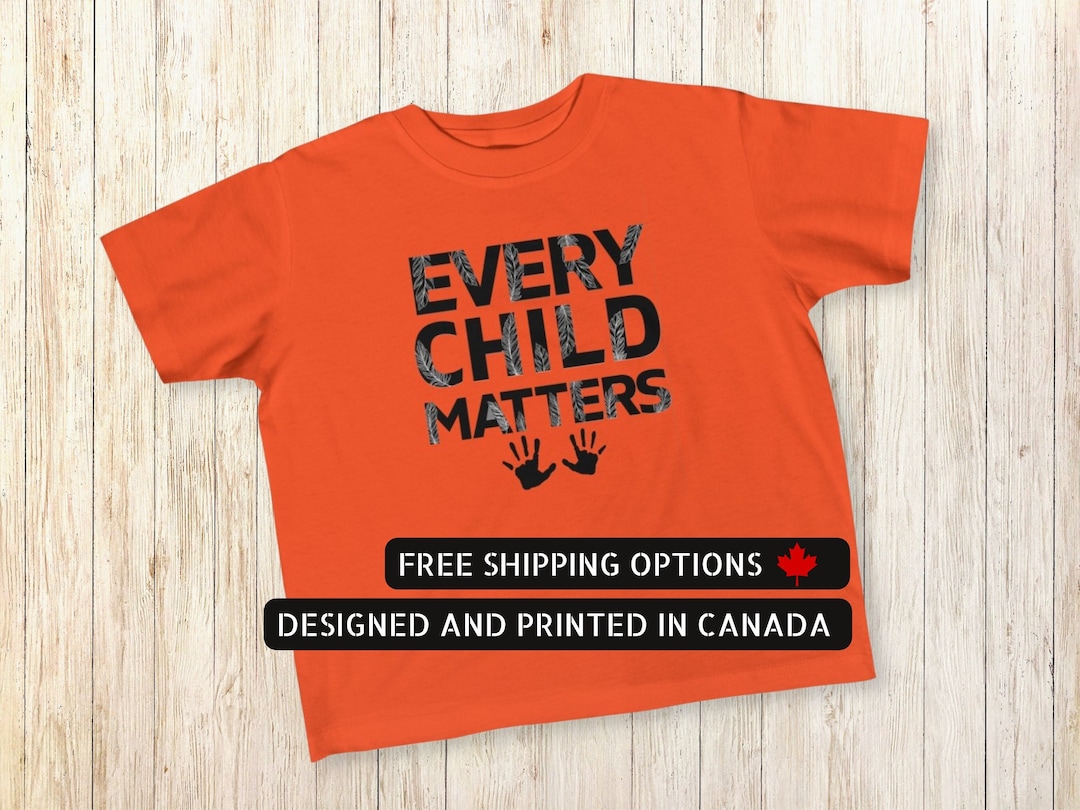 Toddler Orange Shirt Day Indigenous Design Profit Donated Etsy