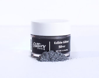 Glittery Drinks Silver Drink Glitter