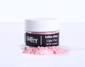 Glittery Drinks Light Pink Drink Glitter