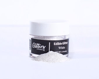 Glittery Drinks White Drink Glitter