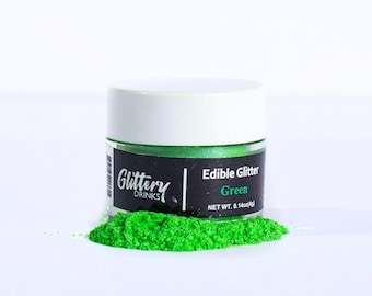 Glittery Drinks Green Drink Glitter