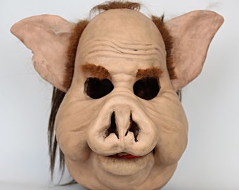 Officer Bacon - Urethane Rubber/Foam Pig Full Head Mask