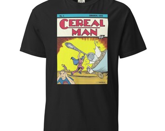 Cerealman #1 Unisex garment-dyed heavyweight t-shirt