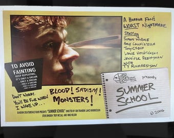 Vintage Summer School Promotional Poster