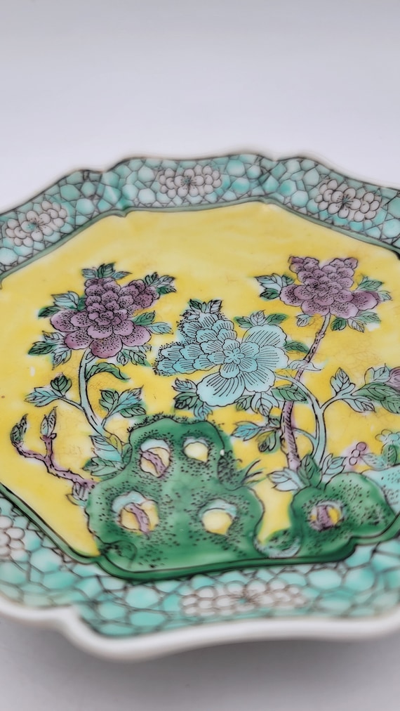 Floral Silk Top in Porcelain