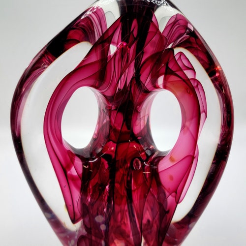 バカラ鳥　 Baccarat Crystal Loving Doves Ruby Baccarat Crystal Ruby Loving Doves - Etsy