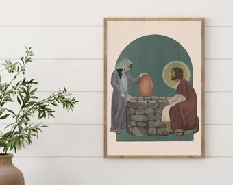 Woman At The Well DIGITAL PRINT