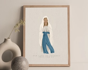 Notre-Dame de Lourdes IMPRESSION NUMÉRIQUE