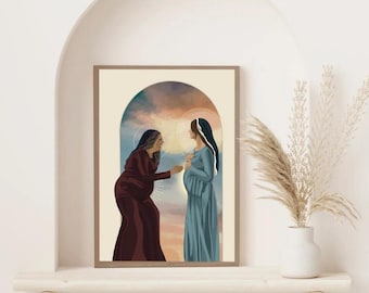 La Visitación IMPRESIÓN DIGITAL