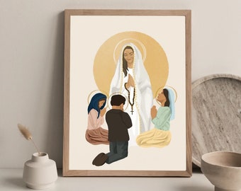 Our Lady of Fatima DIGITAL PRINT