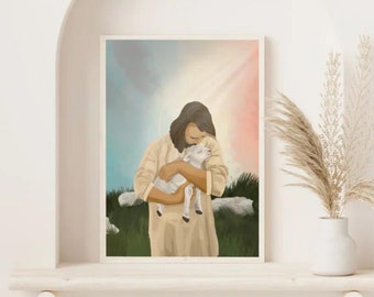 Christ the Good Shepherd DIGITAL PRINT