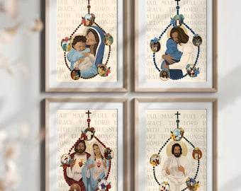 Set of Rosary DIGITAL PRINTS