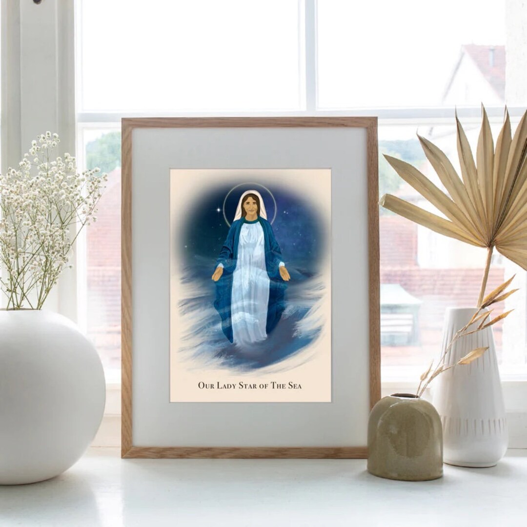 Our Lady Star of the Sea (stella Maris) DIGITAL PRINT - Etsy