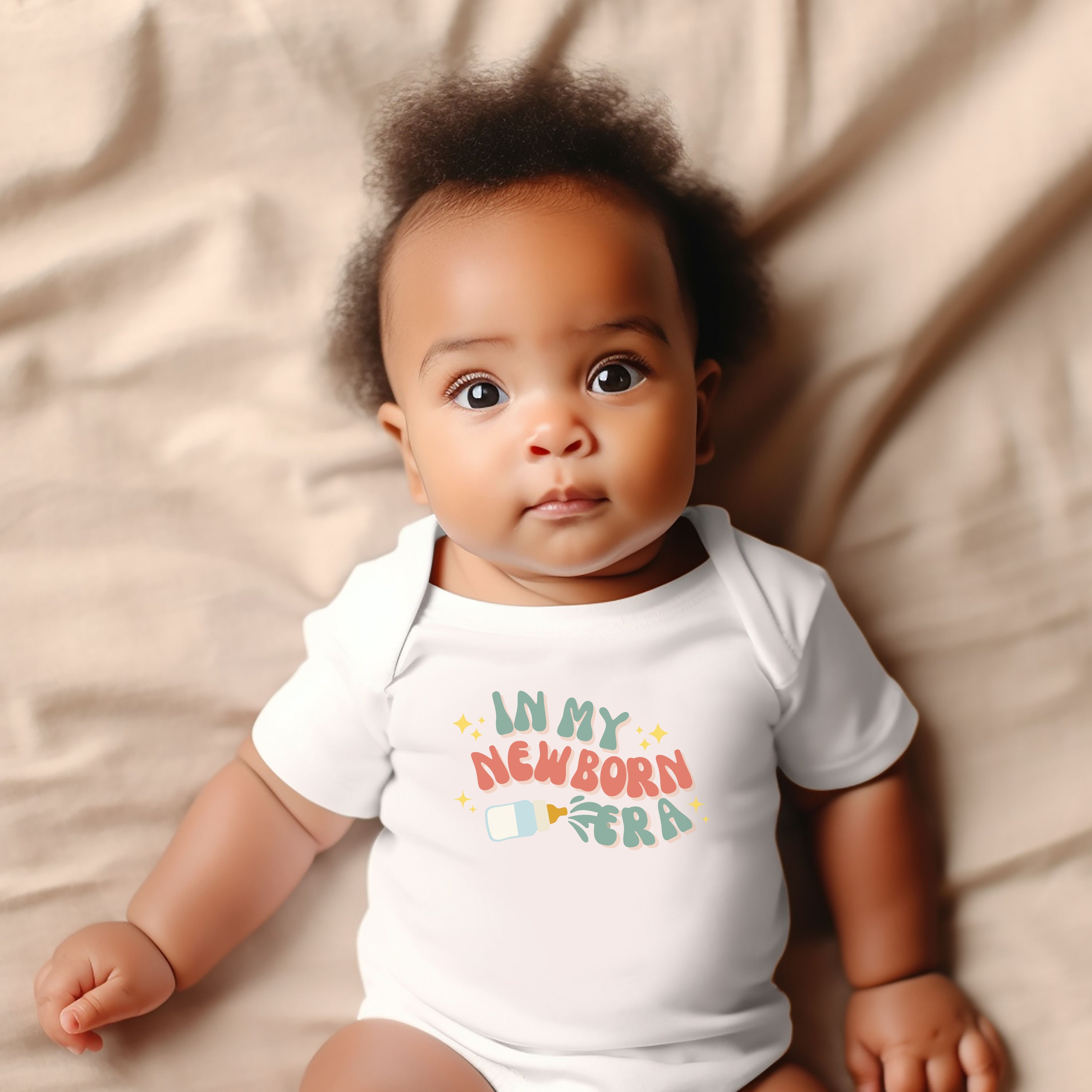 In my Newborn Era baby onesie, taylor version baby onesie sold by Barbi