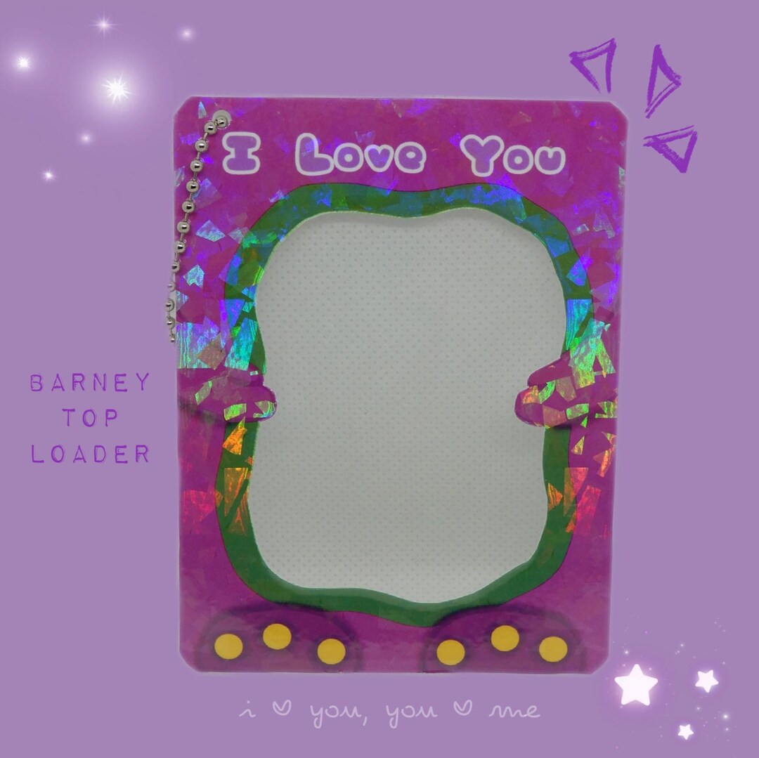 Cartoon Holographic Top Loader | Cute Top Loaders for Kpop Photocards ...