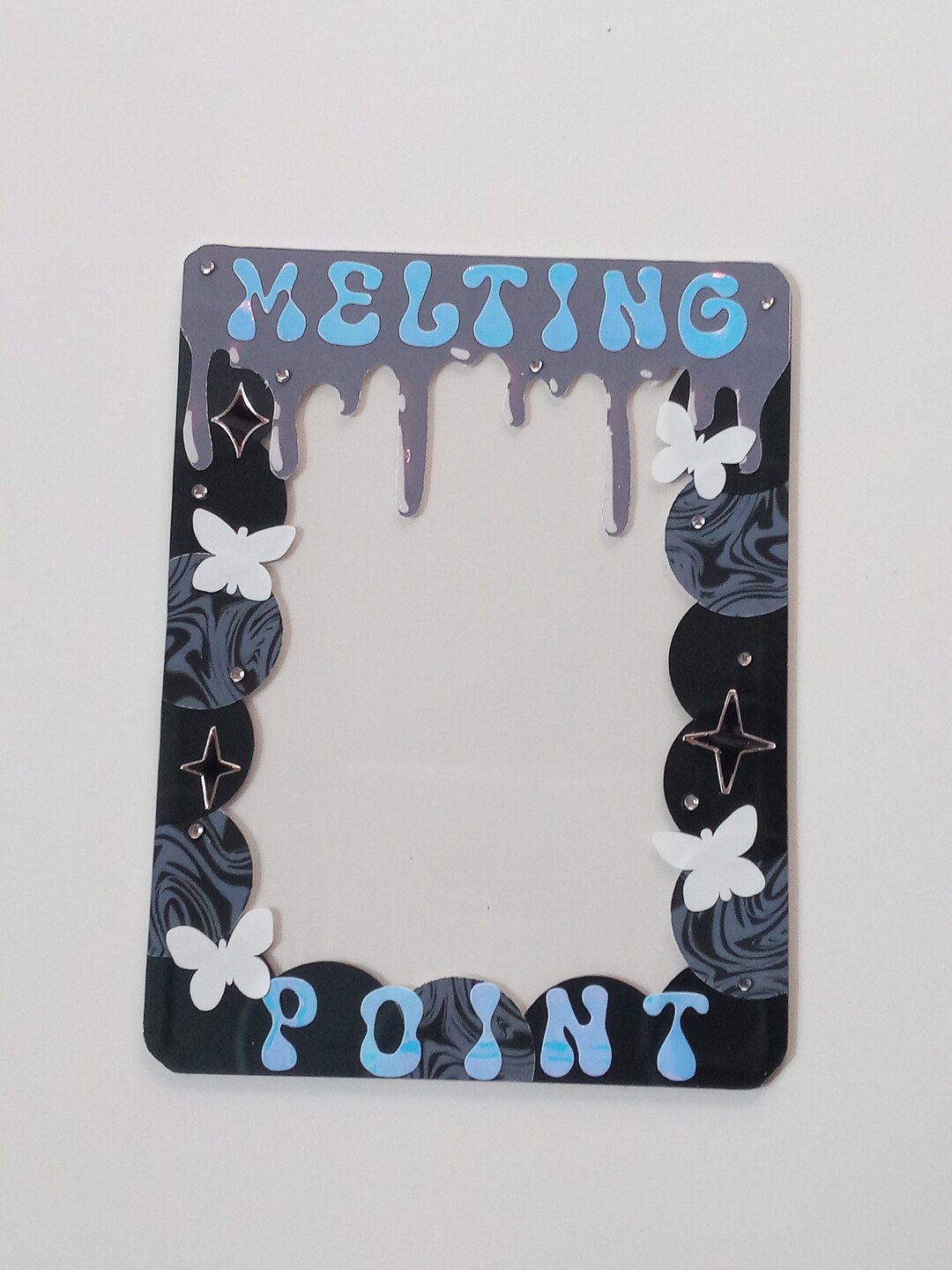 Melting Point Kpop Top Loader Cute Monochrome Holo Kpop Top Loaders for