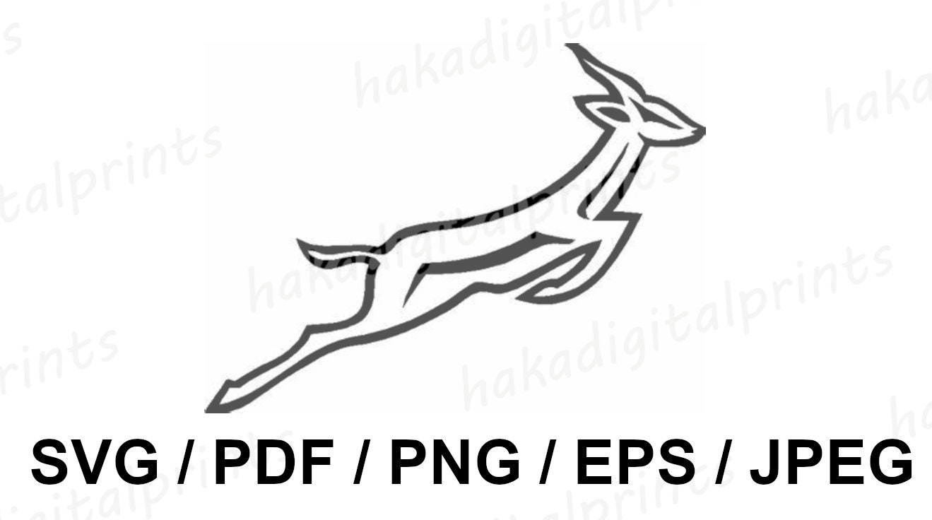 Springbok Logo Black And White