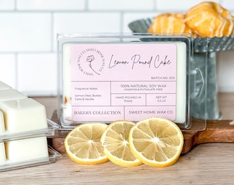 Bakery Collection | Soy Wax Melts: Choose Your Scent, Natural Home Fragrance