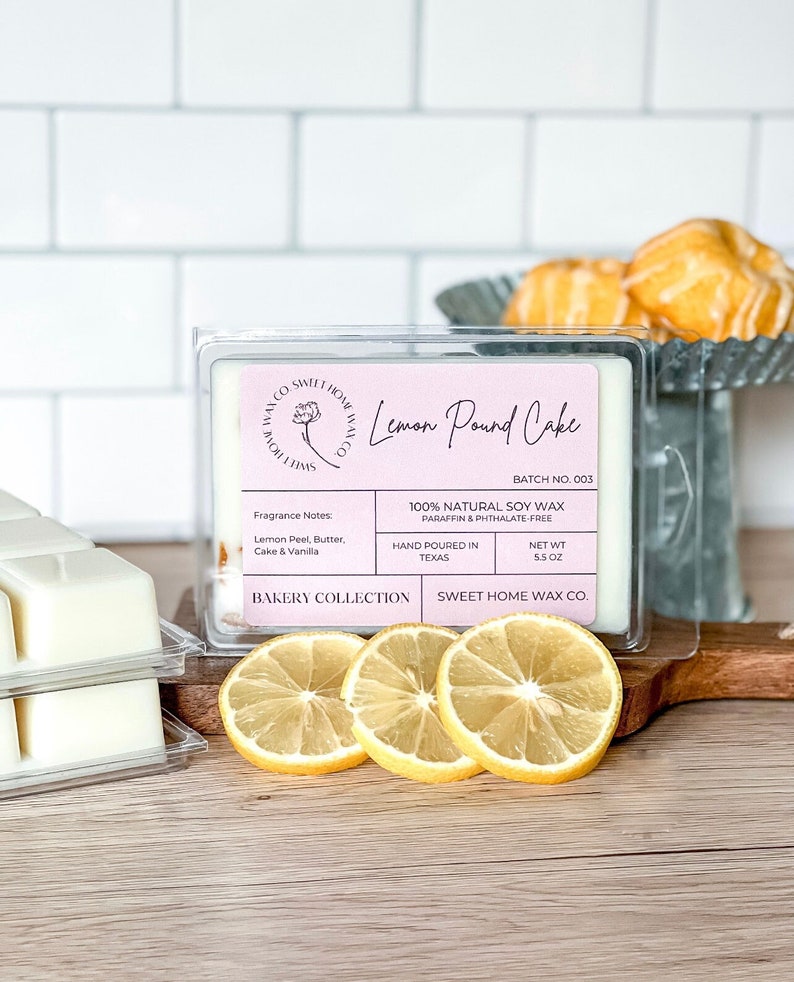 6 Oz. Bakery Collection Choose Your Scent 100 Natural Soy, Hand Poured