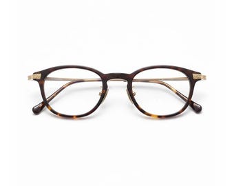 Retro Square Titanium Eyeglass Frame - Unisex Optical Prescription Frame N-401