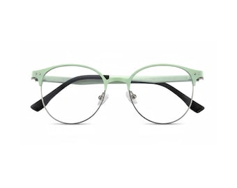 Polarized Magnetic 2-in-1 Round Prescription Sunglasses - Alloy Frame