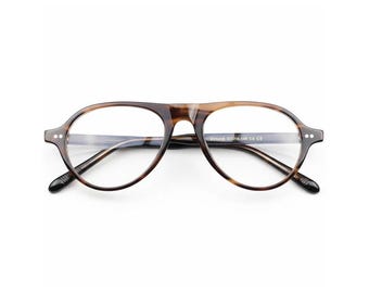 Retro Anti-Blue Light Eyeglass Frame - Unisex Optical Prescription Glasses