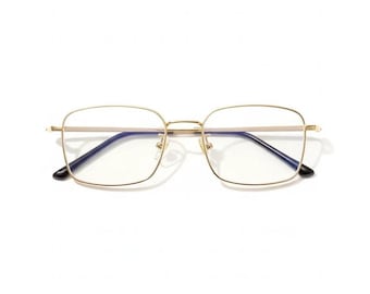 Titan Business Brillenrahmen - Ultraleichte Retro Quadratische Optische Brille