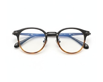 Titanium Optical Frame - Retro Unisex Prescription Eyeglasses