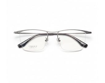 Ultra Light Titanium Half-Frame Prescription Glasses K2280