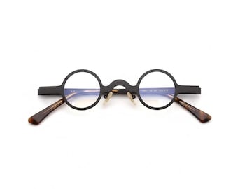 Vintage Round Metal Eyeglass Frame - Unisex Optical V5