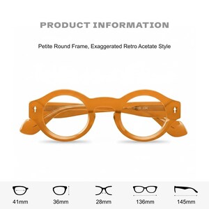Retro Round Optical Eyeglass Frame - Unisex Prescription Glasses - Etsy
