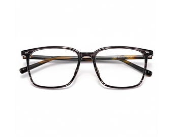 Square Metal Eyeglass Frames - Unisex Optical Prescription Glasses