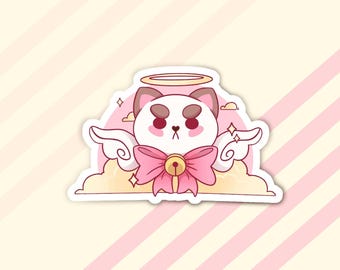Glossy sticker - Bee and Puppycat - Lazy in Space - Decal - Kawaii - Cute - Vinyl - Waterproof- Anime - Cute Gifts for Friends
