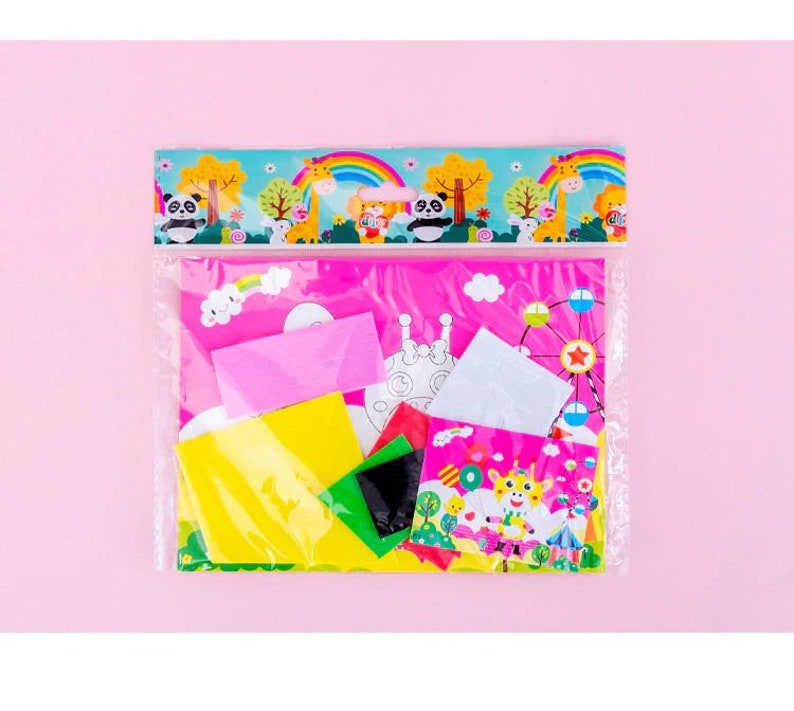 3D EVA Foam Stickers Puzzle Game DIY Cartoon Animal Learning Education ...